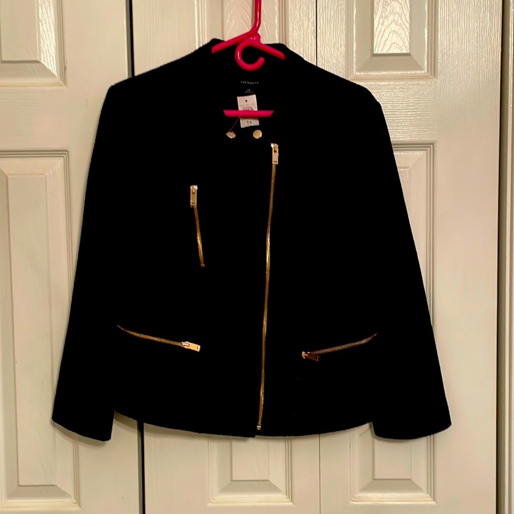 Ann Taylor moto jacket…never worn…tag still attached.